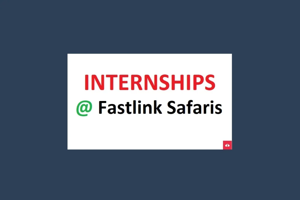 Sales and Reservation Officer Internship Jobs at Fastlink Safaris 2024 