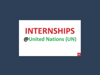 Legal Internship Job Vacancies at United Nations August 2024