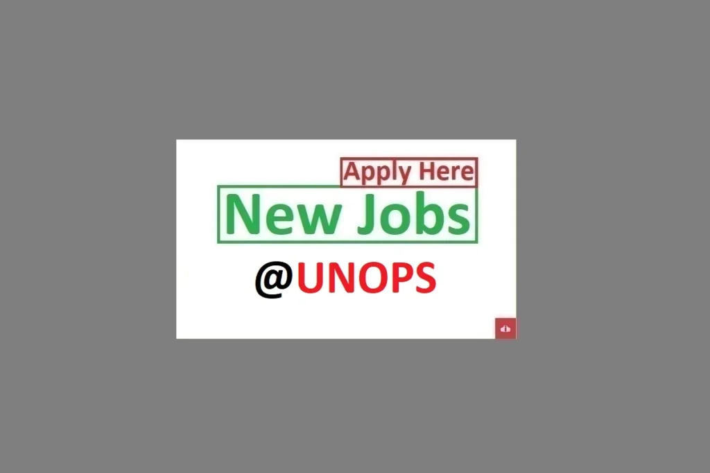 Project Management Job Vacancies at UNOPS 2024